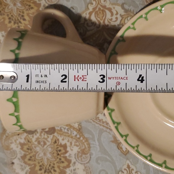 Syracuse econo- rim cup & saucer (2) artint - Picture 3 of 5